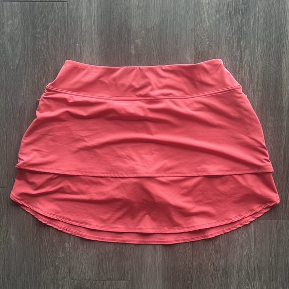 FootJoy Performance Layered Skort ✧ Bright Coral ✧ Size L - Picture 3 of 9